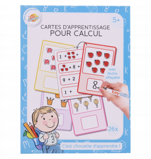 Carte d'apprentissage pour le calcul