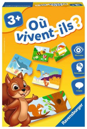 Jeu éducatif où vivent-ils